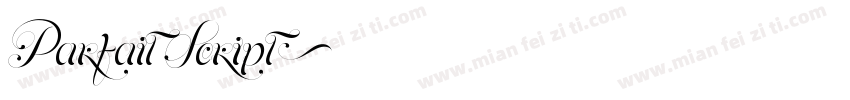 Parfait Script字体转换